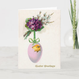 Festiva c1915 Tarjeta de Pascua Vintage