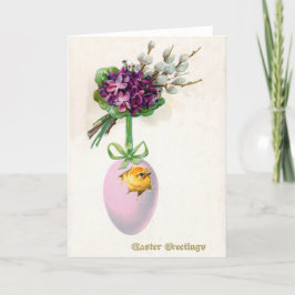 Festiva c1915 Tarjeta de Pascua Vintage
