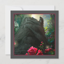 Festiva Caballo Friesiano de Belleza Negra - Tarjeta de sa