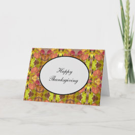 Festiva Cae la tarjeta de agradecimiento #1