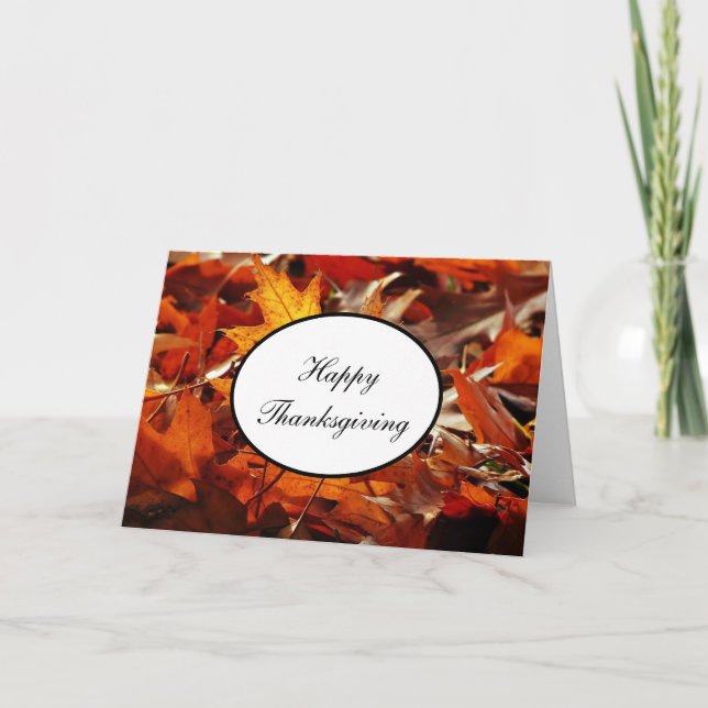 Festiva Cae la tarjeta de agradecimiento #2 (Anverso)