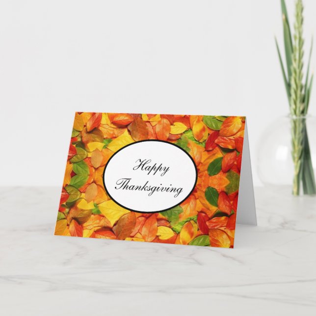 Festiva Cae la tarjeta de agradecimiento #4 (Anverso)