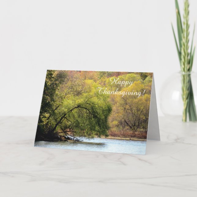 Festiva Caídas en NJ - Tarjeta de Acción de Gracias (Anverso)