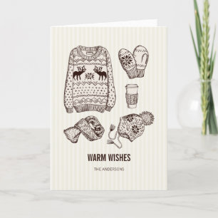 Festiva Caliente la tarjeta de felicitación del esencial