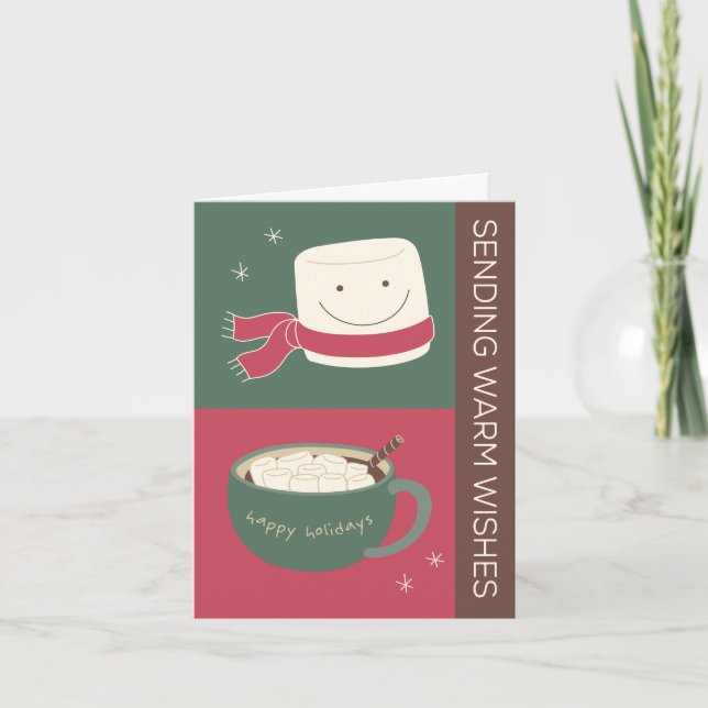 Festiva Caliente la tarjeta del día de fiesta del (Anverso)