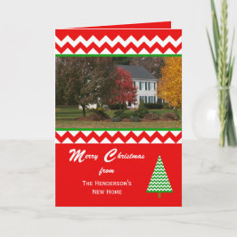 Festiva Cambio de foto móvil de la tarjeta de Navidades de