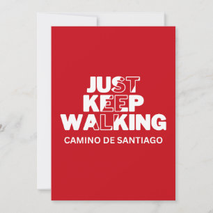 Festiva Camino de Santiago Tarjeta Roja