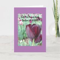 Canciones de la tarjeta de elogio Tulip de Sunrise