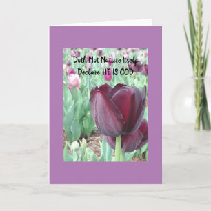 Festiva Canciones de la tarjeta de elogio Tulip de Sunrise