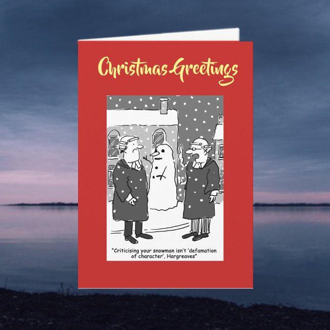 Festiva Carácter de difamación Tarjeta de Navidades de cód (Subido por el creador)