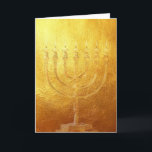 Festiva Card oros Menorah | oro | Israel | tarjeta<br><div class="desc">Judaica oros Menorah | Judaika Menorah Áurea
mejora postal feriado tarjeta
beautiful Card</div>