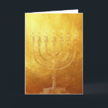 Festiva Card oros Menorah | oro | Israel | tarjeta<br><div class="desc">Judaica oros Menorah | Judaika Menorah Áurea
mejora postal feriado tarjeta
beautiful Card</div>