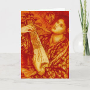 Festiva Carol de Navidades por tarjeta Rossetti