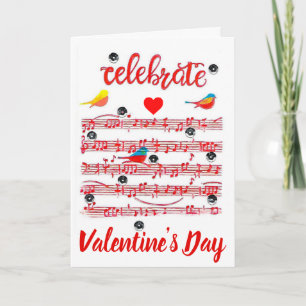 Festiva Celebre la tarjeta del el día de San Valentín