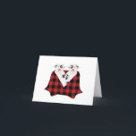 Festiva Cerdos en una tarjeta de saludo abierta<br><div class="desc">Cerdos en una tarjeta de saludo abierta</div>