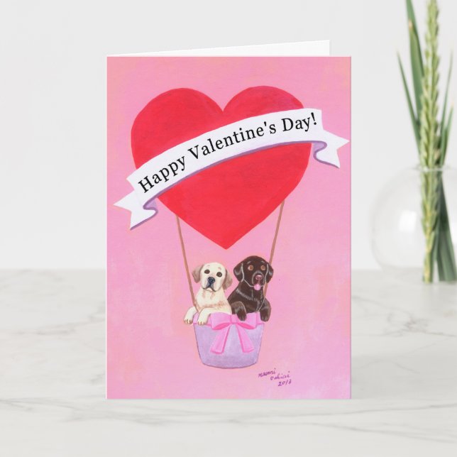 Festiva Chocolate y tarjeta El día de San Valentín de abra (Anverso)
