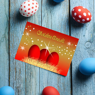 Festiva Christos Anesti Tarjeta de Pascua Griega