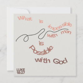 Festiva Cita bíblica / Tarjeta de saludo / Cristiano