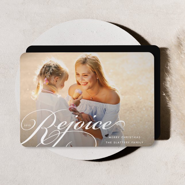 Festiva Clásico Florecimiento | Tarjeta de Foto de Vacacio (Subido por el creador)