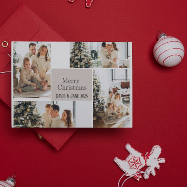Festiva Collage de imágenes con tarjeta navideña de navida (Subido por el creador)