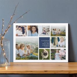 Festiva Collage moderno | Tarjeta fotográfica Hanukkah