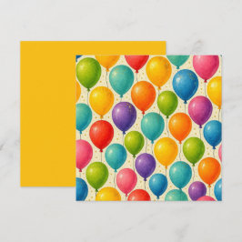 Festiva ¡Colorida tarjeta de cumpleaños!