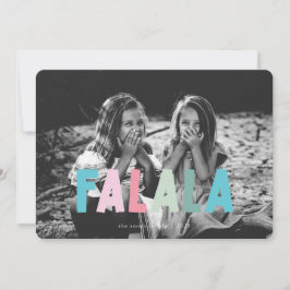 Festiva Colorida tarjeta de Navidades de FALALA