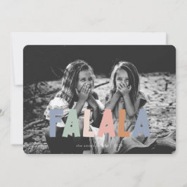 Festiva Colorida tarjeta de Navidades de FALALA