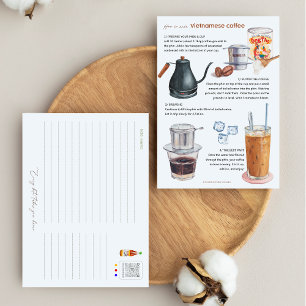 Festiva Cómo hacer una postal vietnamita para café de lech