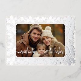 Festiva Con Relieve Metalizado Tarjeta de foto de vacaciones de piña de aluminio 