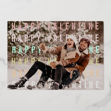 Tarjeta de saludo PhotoPop de amor de San Valentín
