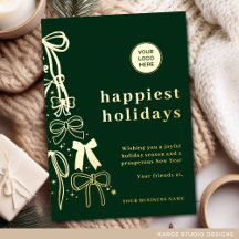 Tarjeta de vacaciones para Navidades de negocios d