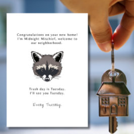 Festiva Conoce a tu nuevo vecino - Graciosa tarjeta de fel