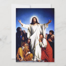 Festiva Consolador. Tarjeta religiosa Bella Artes Easter