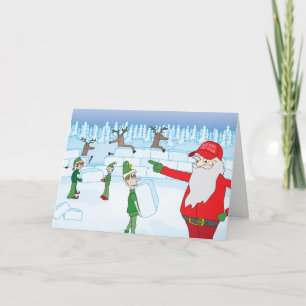 Festiva "Construyan Ese Muro..." Una tarjeta de Navidades