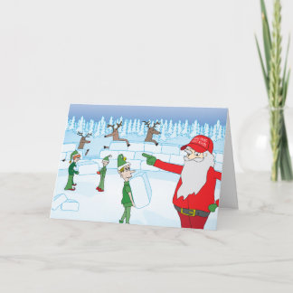 Festiva "Construyan Ese Muro..." Una tarjeta de Navidades 