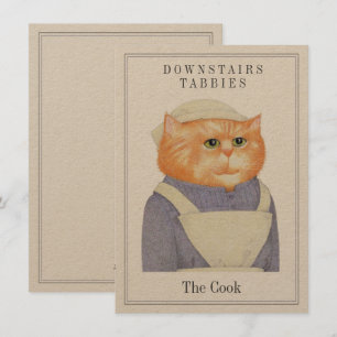 Festiva COOK CAT 4.5x6.25 Tarjeta plana + texto (sobre Kra