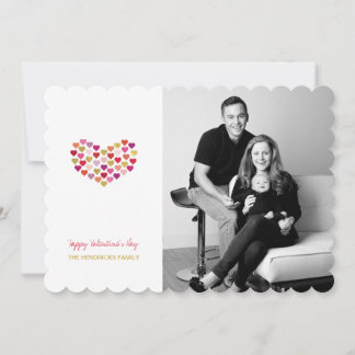Festiva Corazón de los corazones | Tarjeta fotográfica el