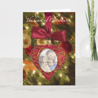 Festiva "Corazón tarjeta del navidad"