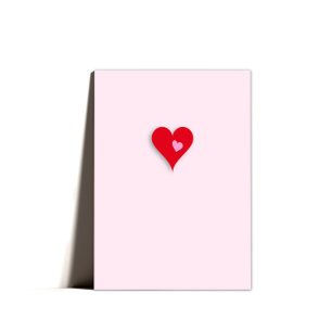 Festiva Corazones mínimos rosados dulces dulces tarjeta de