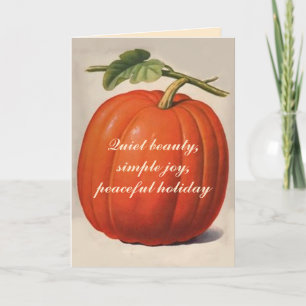 Festiva Cosecha de otoño - Tarjeta inspiradora