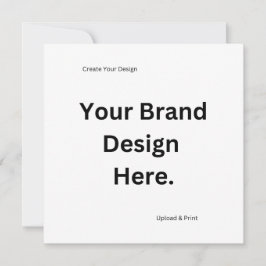Festiva Crea tu propio diseño e imprime tarjeta plana de v