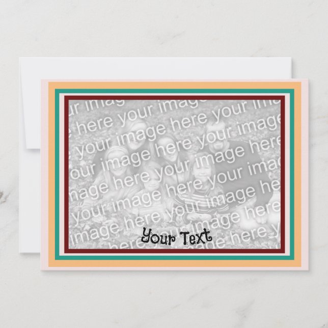 Festiva Crear su propia tarjeta de Navidades de vacaciones (Anverso)