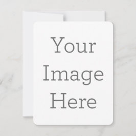 Festiva Cree su propia tarjeta de 4,25" x 5,5" redondeada
