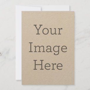 Festiva Cree su propia tarjeta de papel Kraft de 5" x 7"