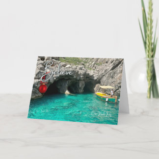 Festiva Creer Capri Navidades italianos tarjeta plegada de
