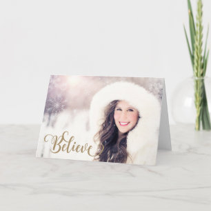Festiva Creer tarjeta de Navidades de fotos