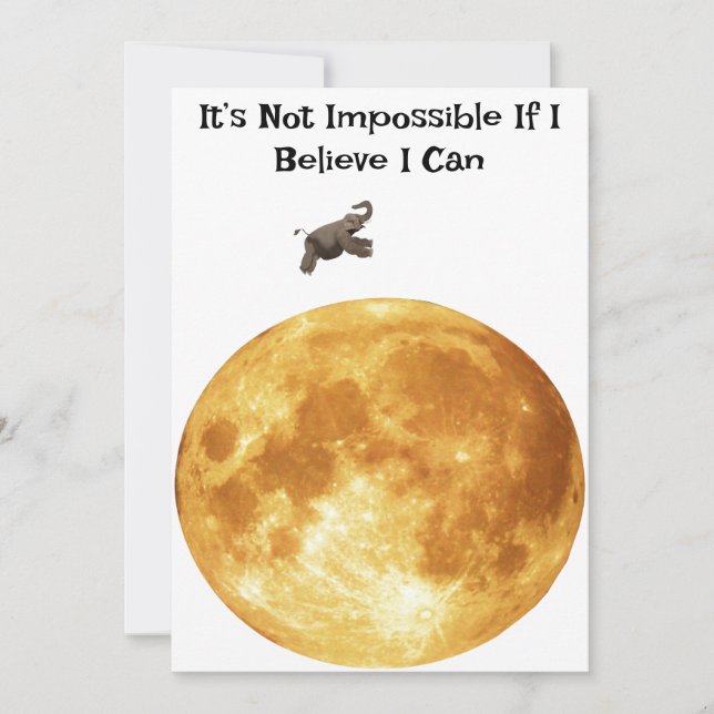 Festiva Creo Que Puedo Tarjeta (Anverso)