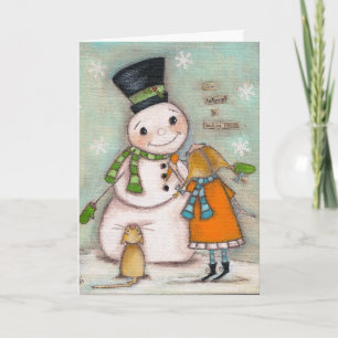 Festiva Creyó en hacer amigos - tarjeta de felicitación