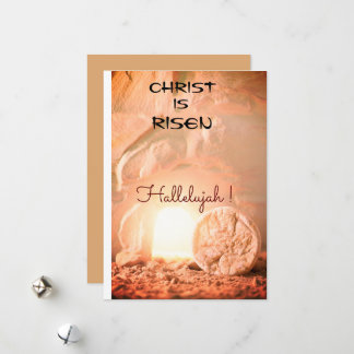 Festiva Cristo es tarjeta de Pascua Risen Hallelujah